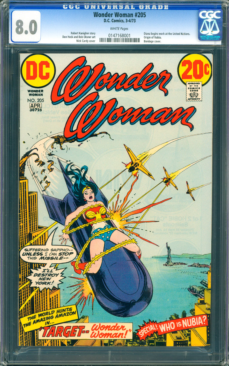 ComicConnect - Heck, Don - WONDER WOMAN #205 Advertising Art - CGC 