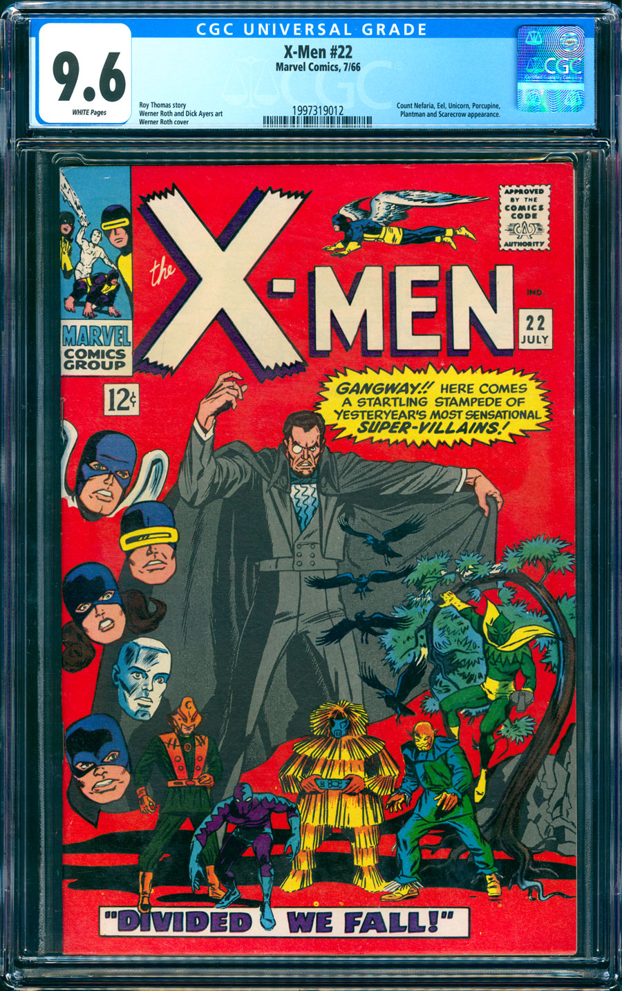 ComicConnect - X-MEN (1963-2011) #22 - CGC NM+: 9.6