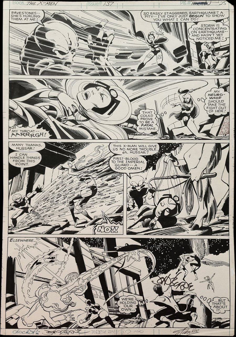 John Byrne Original Art For Sale | ComicArtTracker