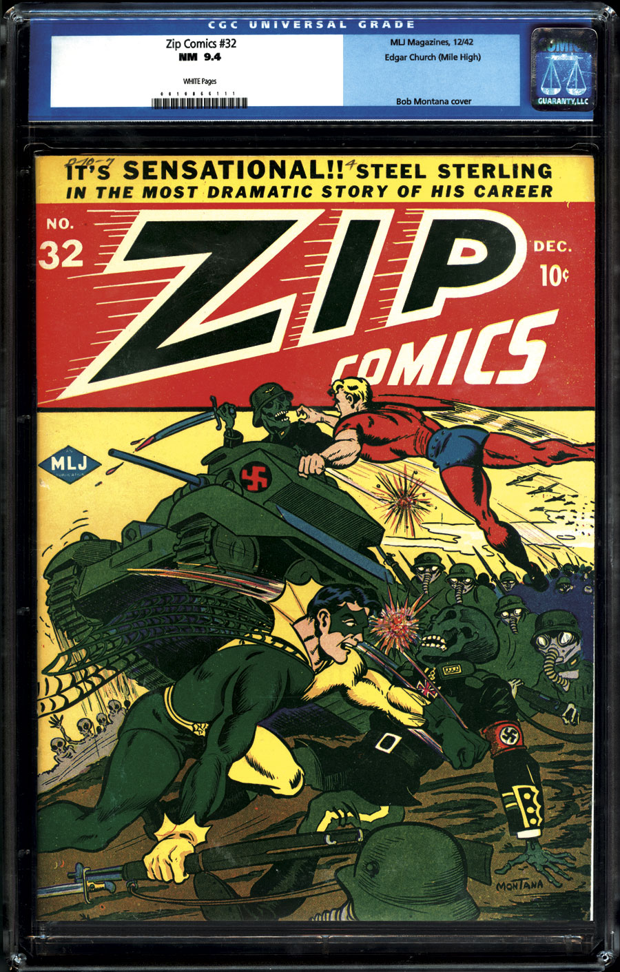 Comicconnect Zip Comics 32 Cgc Nm 9 4