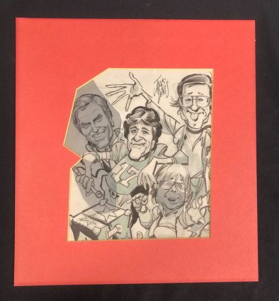 Jack Davis Atlanta Braves Baseball Illustration Original Art (Hot, Lot  #13032