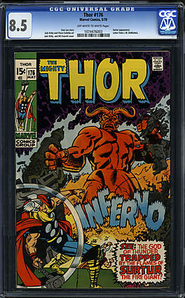 ComicConnect - THOR (1966-96; 2009-11) #176 - CGC VF+: 8.5