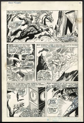 Hake's - GHOST RIDER VOL. 3 #19 COMIC PAGE ORIGINAL ART BY MARK