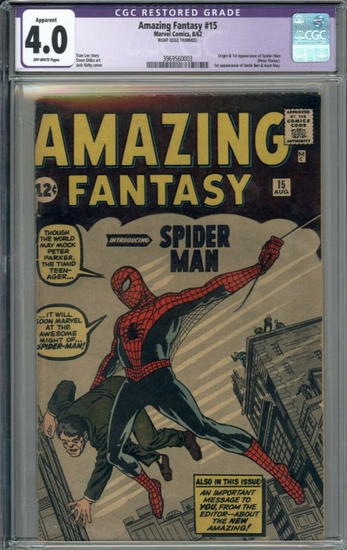 Marvel 616 Comic Book Review: Amazing Fantasy Issue #15 – Slick Dungeon's  Dusty Tomes and Terrible Films